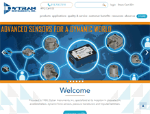 Tablet Screenshot of dytran.com